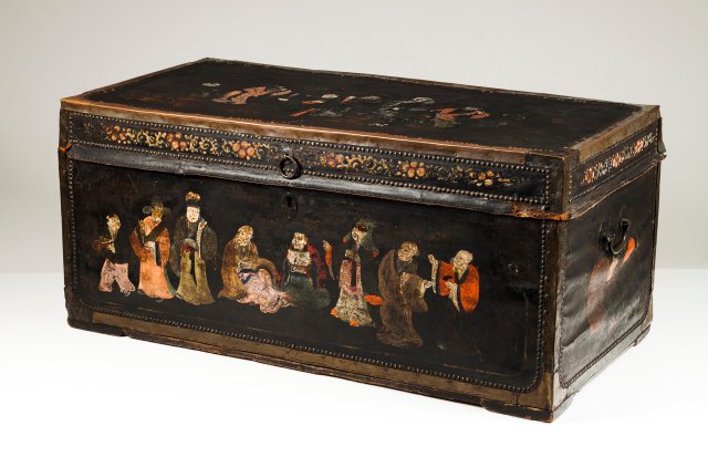 A 19th century Chinese camphor chest