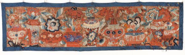 A 19th century Chinese coverlet