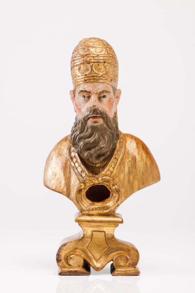 A "Pope" reliquary bust
