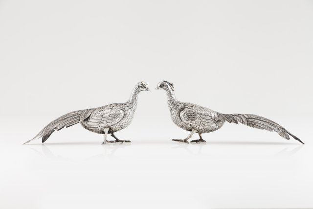 A pair of pheasants