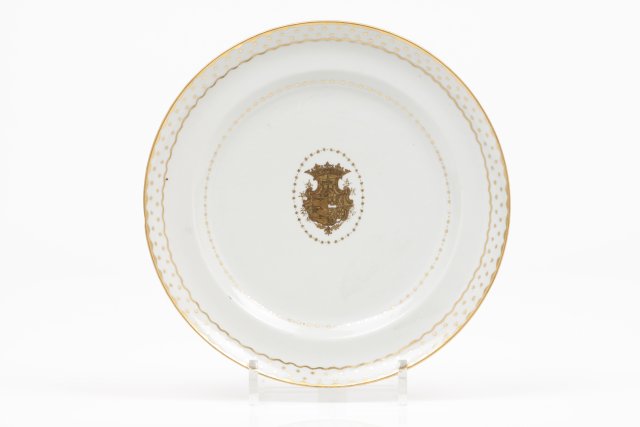 An heraldic plate